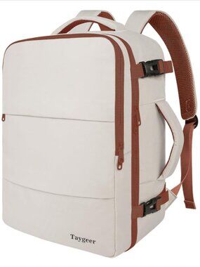 Taygeer Backpack for Women, College Backpack Laptop Compartment Burnt Orange